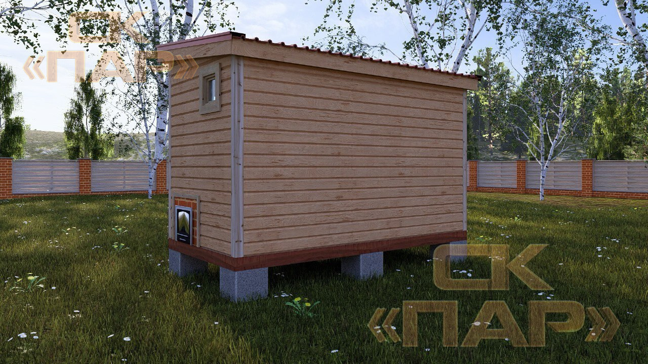Мобильная баня «Кедр»